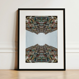 Every Deity - South Indian Temple Op Art Print / Canvas Framed Photograph Vibrant Intricately Carved Temple Facade Colorful South Indian