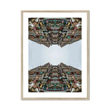 Every Deity - South Indian Temple Op Art Print, Mirrored Architectural Ornate Hindu Temple Intricate Carvings Sculptures