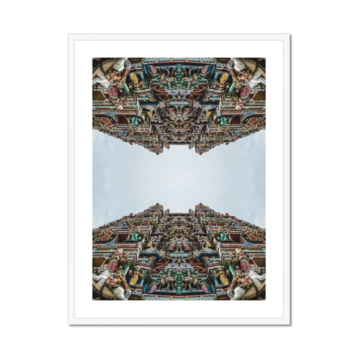 Every Deity - South Indian Temple Op Art Print