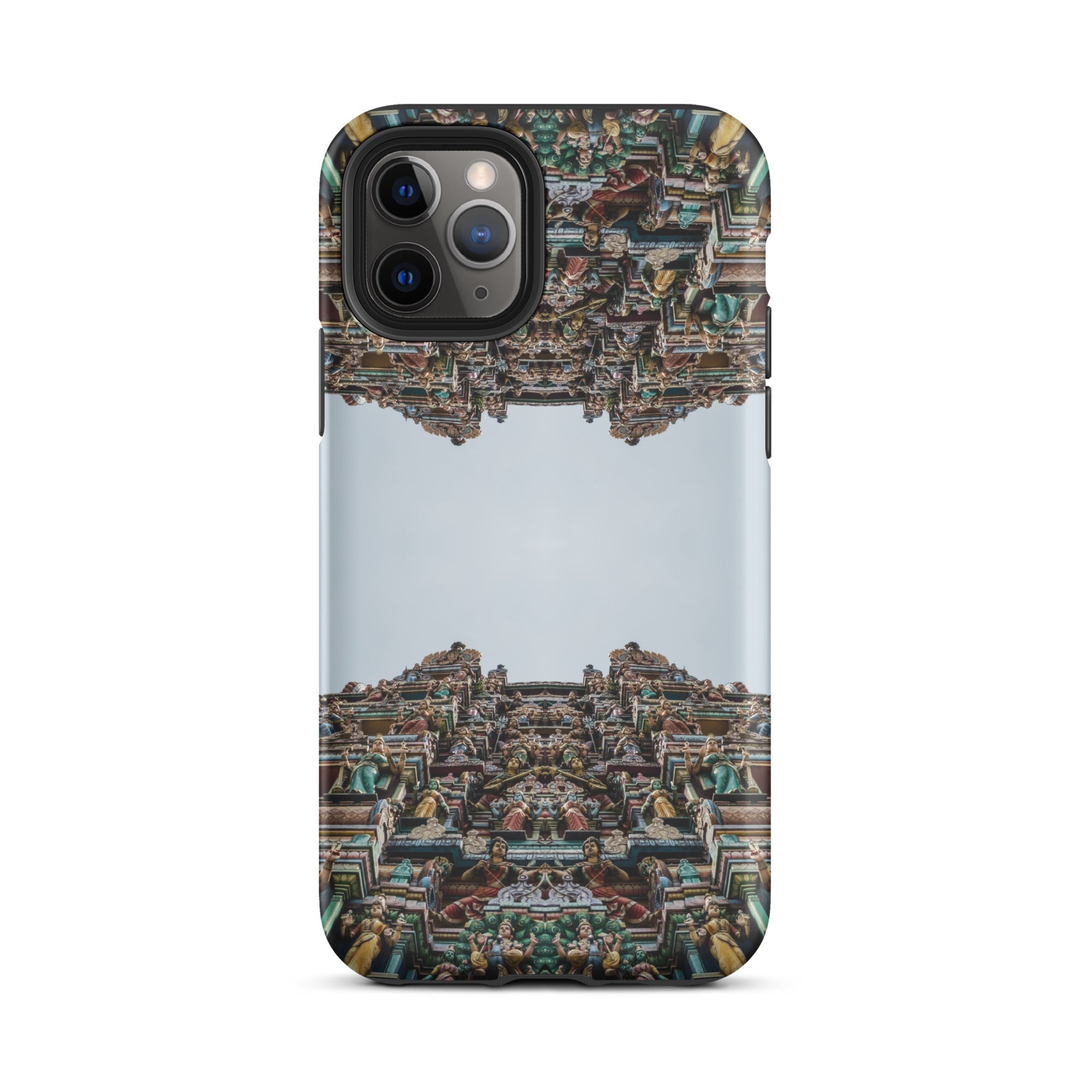 Every Deity Trippy South Indian Temple Iphone Case, 11 Pro / Matte, Ornate Temple Themed Phone Case