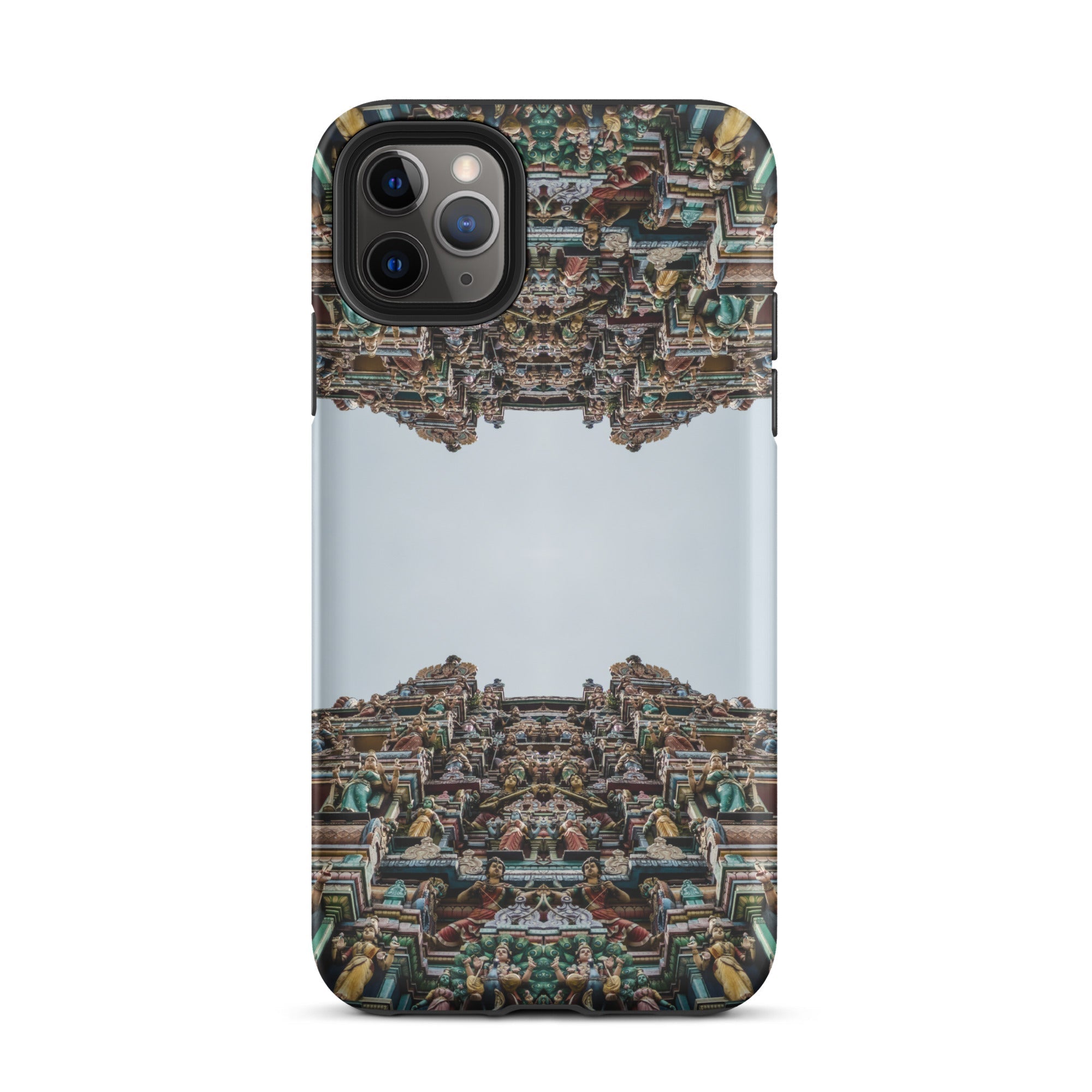 Every Deity Trippy South Indian Temple Iphone Case, 11 Pro Max / Matte, Temple Themed Smartphone Case