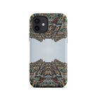 Every Deity Trippy South Indian Temple Iphone Case, 12 / Matte, Phone Case Mirrored Temple Design