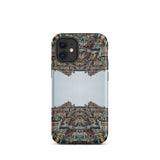 Every Deity - Trippy South Indian Temple Iphone Case, 12 Mini / Matte, Phone Case Mirrored Temple Design