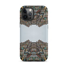 Every Deity Trippy South Indian Temple Iphone Case, 12 Pro Max / Matte, Phone Case Mirrored Temple Design