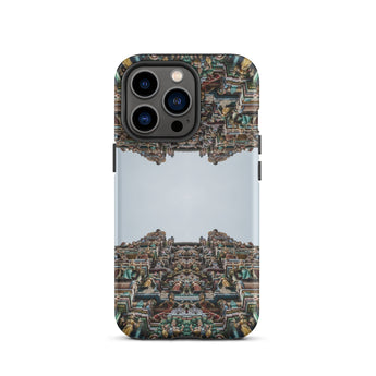 Every Deity - Trippy South Indian Temple Iphone Case 13 Pro / Matte Phone Case Temple Design South Indian Temple, Mesmerizing Iphone Case,