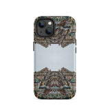 Every Deity - Trippy South Indian Temple Iphone Case 14 / Matte Phone Case Mirrored Temple Design South Indian Temple, Mesmerizing Iphone