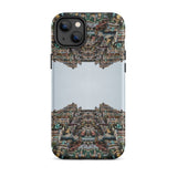 Every Deity - Trippy South Indian Temple Iphone Case 14 Plus / Matte Phone Case Mirrored Temple Design South Indian Temple, Mesmerizing