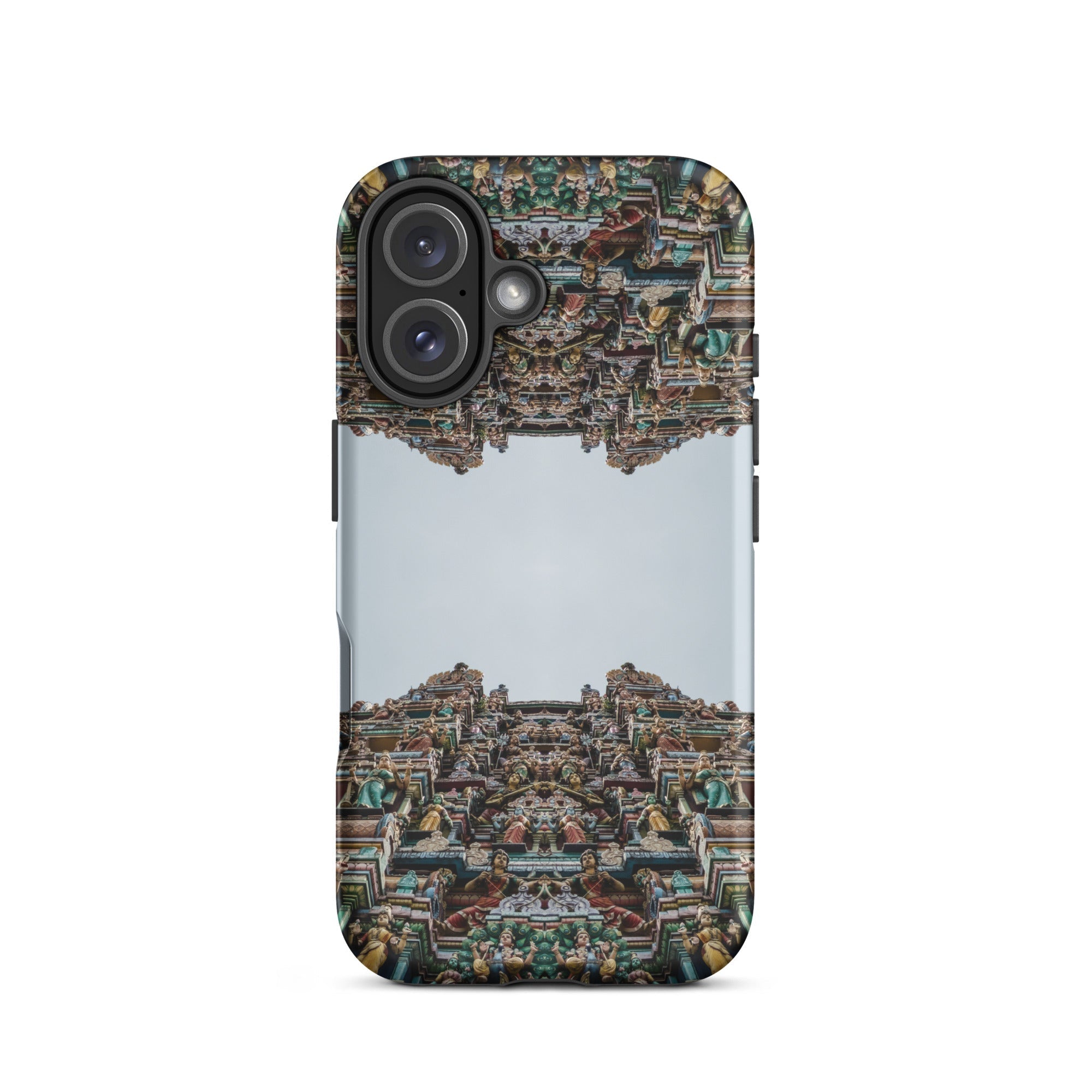 Every Deity Trippy South Indian Temple Iphone Case, 16 / Matte, Phone Case Temple Facade Design
