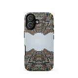 Every Deity - Trippy South Indian Temple Iphone Case 17 / Matte Iphone 12 Case Intricate Temple Design Black Gold South Indian Temple,