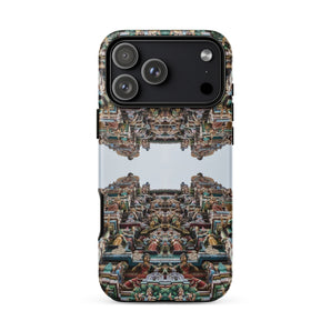 Every Deity - Trippy South Indian Temple Iphone Case, South Indian Temple, Mesmerizing Iphone Case, Showcasing Kuala Lumpur’s Vibrant