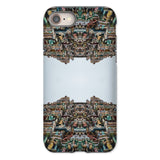 Every Deity - Trippy South Indian Temple Iphone Case, 8 / Matte, Phone Case Symmetrical Design Intricate Hindu Temple Architecture