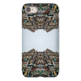 Every Deity - Trippy South Indian Temple Iphone Case 8 / Matte Phone Case Symmetrical Design Intricate Hindu Temple Architecture South