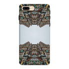 Every Deity Trippy South Indian Temple Iphone Case, 8 Plus / Matte, Phone Case Mirrored Design Ornate Hindu Temple Structure