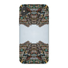 Every Deity Trippy South Indian Temple Iphone Case, x / Matte, Phone Case Symmetrical Design Ornate Hindu Temple Structure