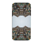 Every Deity Trippy South Indian Temple Iphone Case, Xs / Matte, Phone Case Symmetrical Design Ornate Hindu Temple Structure