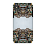 Every Deity - Trippy South Indian Temple Iphone Case, Xs / Matte, Phone Case Symmetrical Design Ornate Hindu Temple Structure