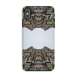 Every Deity - Trippy South Indian Temple Iphone Case, Xs Max / Matte, Phone Case Symmetrical Design Ornate Temple Architecture