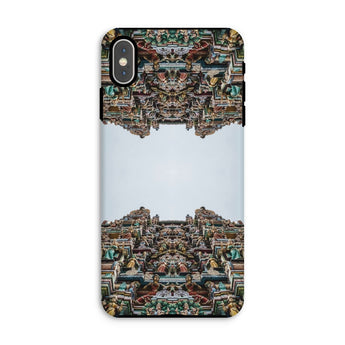 Every Deity - Trippy South Indian Temple Iphone Case, Xs Max / Matte, Phone Case Symmetrical Design Ornate Temple Architecture