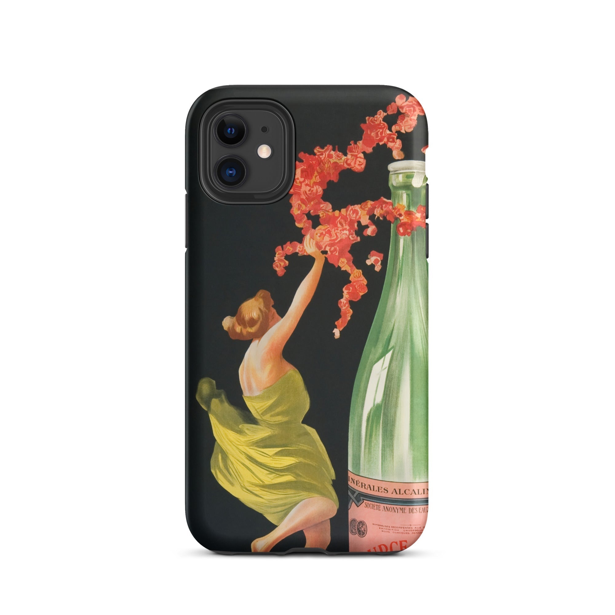 Evian Cachat Water Nymphs Leonetto Cappiello Iphone Case, 11 / Matte, Artistic Phone Case