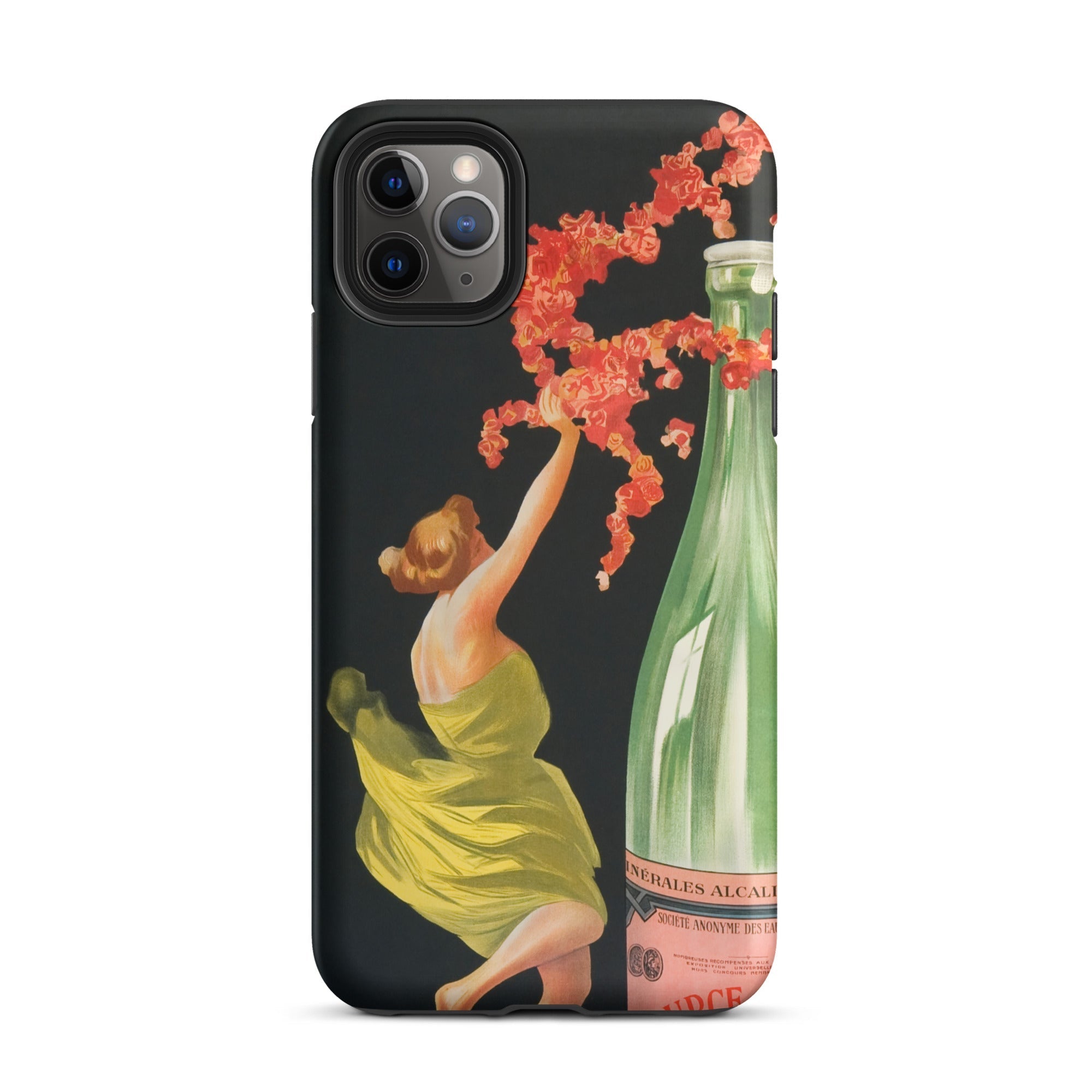 Evian Cachat Water Nymphs Leonetto Cappiello Iphone Case, 11 Pro Max / Matte, Artistic Phone Case
