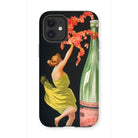 Evian-cachat Water Nymphs - Leonetto Cappiello Iphone Case, 12 Mini / Matte, Vintage-style Phone Case