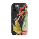 Evian Cachat Water Nymphs Leonetto Cappiello Iphone Case, 12 Pro Max / Matte, Black Iphone Case Vintage Art