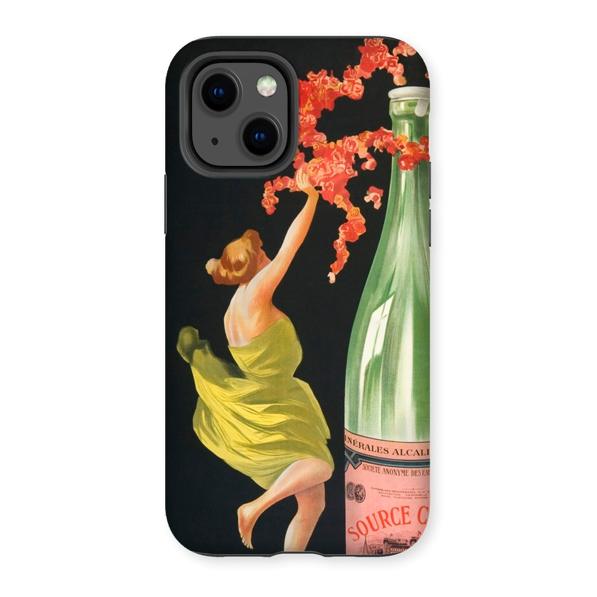 Evian-cachat Water Nymphs - Leonetto Cappiello Iphone Case, 13 / Matte, Iphone Case Vintage Advertisement Design