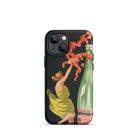 Evian Cachat Water Nymphs Leonetto Cappiello Iphone Case, 13 Mini / Matte, Black Phone Case Vintage Art
