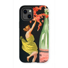 Evian-cachat Water Nymphs - Leonetto Cappiello Iphone Case, 13 Mini / Matte, Phone Case Vintage Advertisement Design