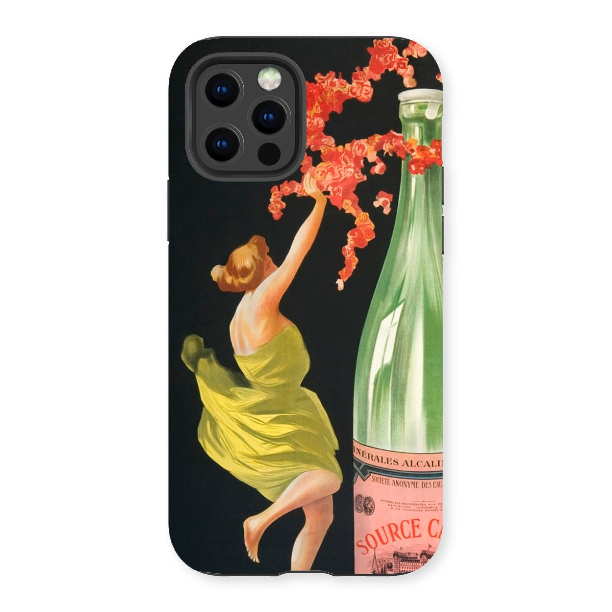 Evian-cachat Water Nymphs - Leonetto Cappiello Iphone Case, 13 Pro / Matte, Vintage-style Phone Case
