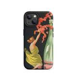 Evian-cachat Water Nymphs - Leonetto Cappiello Iphone Case, 14 / Matte, Black Iphone Case Vintage Wine Advertisement