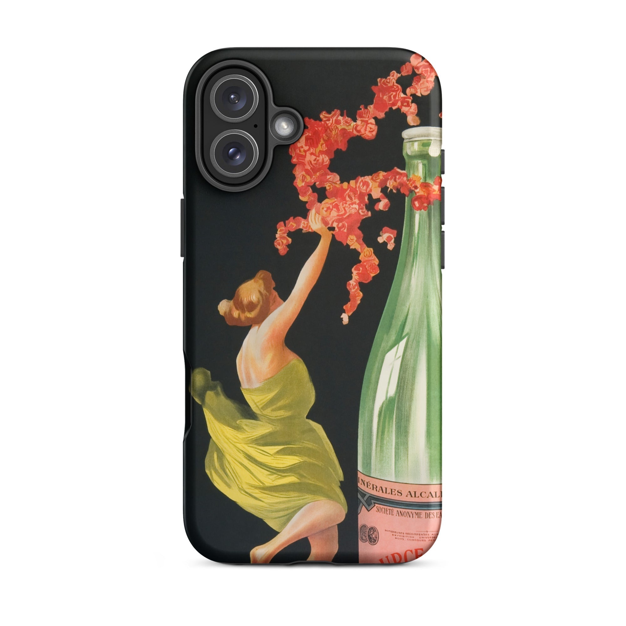 Evian Cachat Water Nymphs Leonetto Cappiello Iphone Case, 16 Plus / Matte, Phone Case Vintage Art