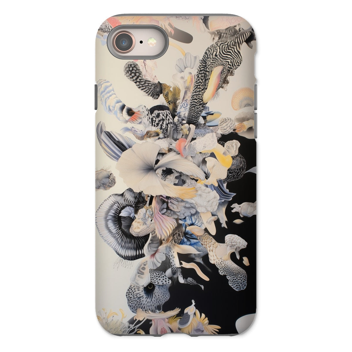 Evolution Surreal Botanical Art Iphone Case, 8 / Matte, Abstract Patterned Phone Case