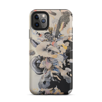 Evolution - Surreal Botanical Art Iphone Case, Abstract Patterned Phone Case