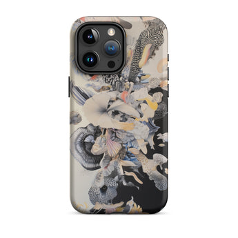 Evolution - Surreal Botanical Art Iphone Case, Abstract Patterned Phone Case
