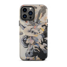 Evolution Surreal Botanical Art Iphone Case, Abstract Patterned Phone Case