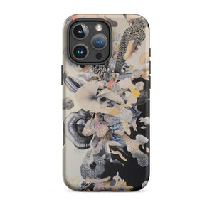 Evolution - Surreal Botanical Art Iphone Case, Abstract Patterned Phone Case