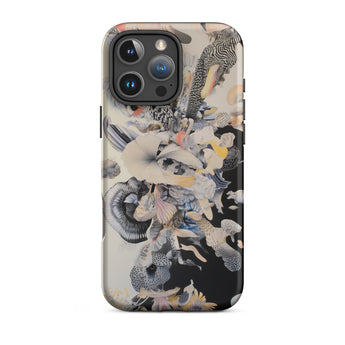 Evolution - Surreal Botanical Art Iphone Case, Abstract Patterned Phone Case