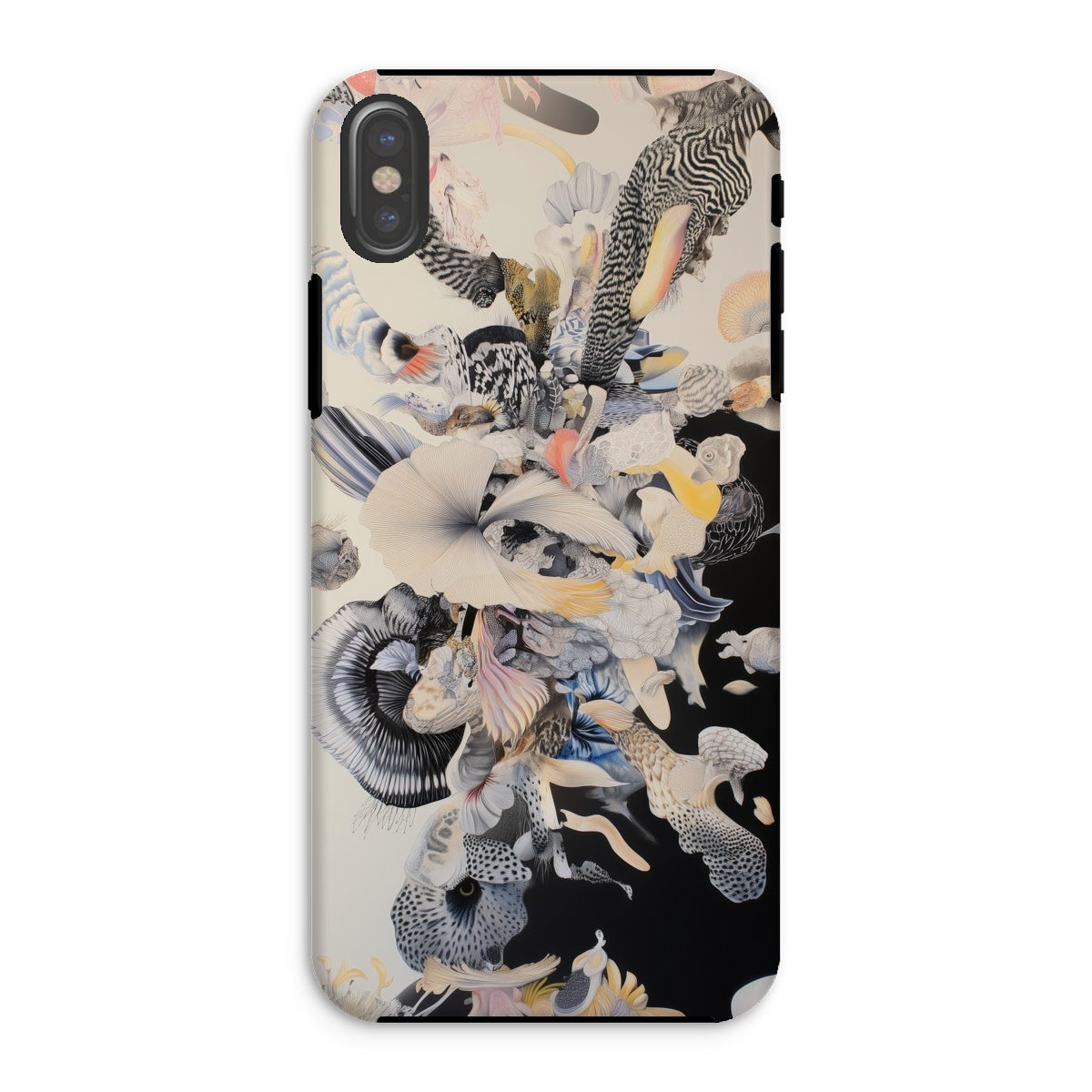 Evolution Surreal Botanical Art Iphone Case, Xs / Matte, Abstract Patterned Phone Case