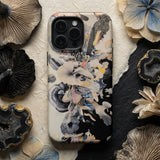 Evolution - Surreal Botanical Art Phone Case Detailed Artistic Phone Case Vibrant Collage Mushrooms Flowers Surreal Botanical Art, Darwin