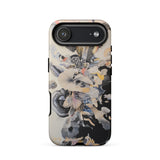 Evolution - Surreal Botanical Art Phone Case Iphone 17 Air / Matte Iphone 12 Case Abstract Floral Design Black White Surreal Botanical Art,
