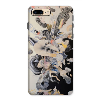 Evolution - Surreal Botanical Art Phone Case Iphone 8 Plus / Matte Abstract Patterned Phone Case Surreal Botanical Art, Darwin Dreamed, Art