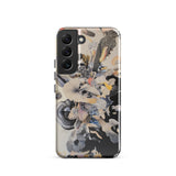 Evolution - Surreal Botanical Art Phone Case Samsung Galaxy S22 / Gloss Vibrant Abstract Phone Case Dynamic Collage Surreal Animal