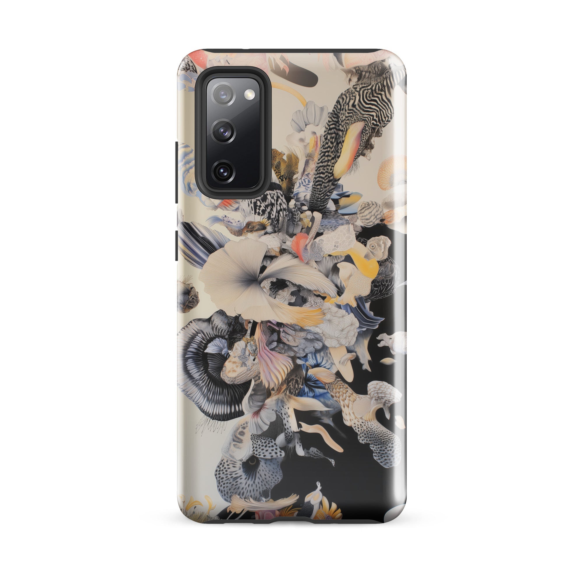 Evolution Surreal Botanical Art Samsung Case, Galaxy S20 Fe / Gloss, Samsung Galaxy S20 Fe Phone Case Abstract Multicolored