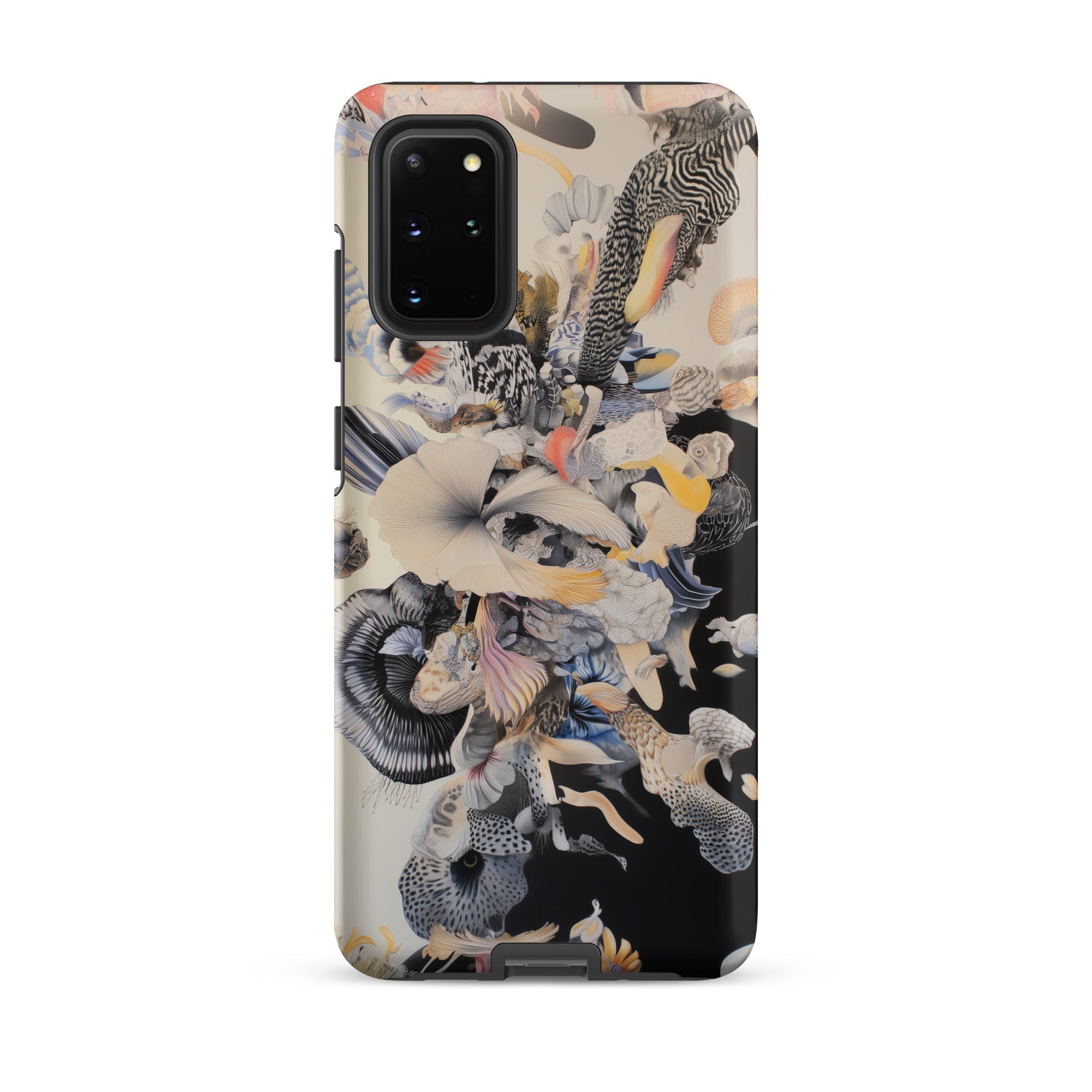 Evolution Surreal Botanical Art Samsung Case, Galaxy S20 Plus / Matte, Phone Case Abstract Nature Inspired Design Organic Shapes Muted