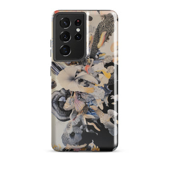 Evolution - Surreal Botanical Art Samsung Case, Galaxy S21 Ultra / Gloss, Smartphone Case Abstract Design Organic Shapes Muted Colors