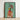 Framed Artwork Person Vibrant Eclectic Attire Bold Green Avant Garde Fashion, Striking Form, Art Print
