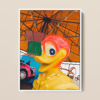Eye Spy Giclée Print / Canvas, 8×10’’ / 20x25cm / White Frame, Posters Prints & Visual Artwork, Toby Leon