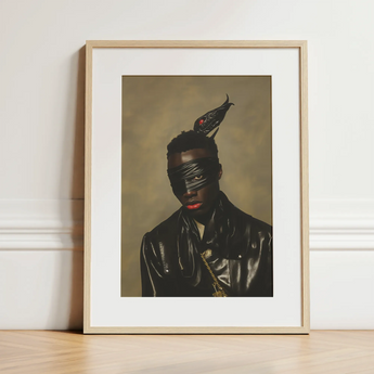 Eye of the Storm - Trans Fetish Mythology Art Print / Canvas, 12x16’’ / 31x41cm / Natural Frame / Matboard, Posters Prints & Visual
