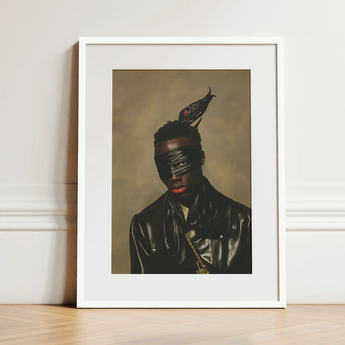 Eye of the Storm - Trans Fetish Mythology Art Print / Canvas, 12x16’’ / 31x41cm / White Frame / Matboard, Posters Prints & Visual Artwork,